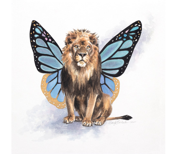 "Flutter Lion"  by Darcy Goedecke